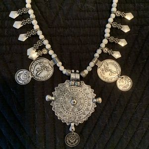 Free People Festival Medallion Necklace